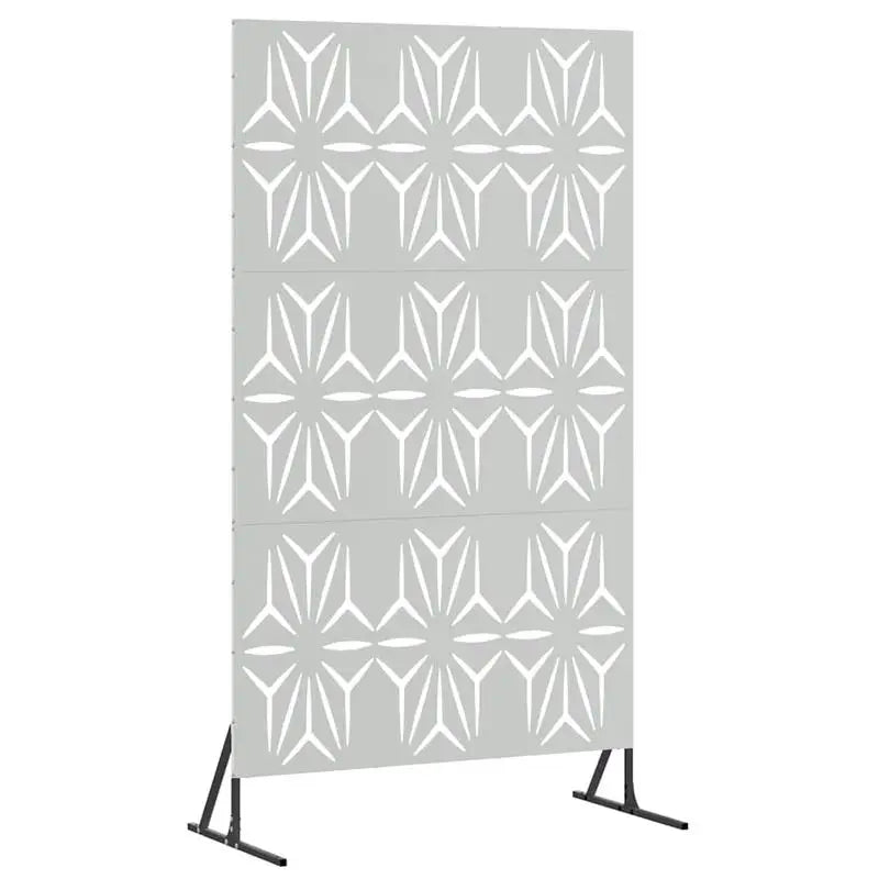 Brise-vue acier galvanisé motif pétales, 100 x 180 cm – vue 3