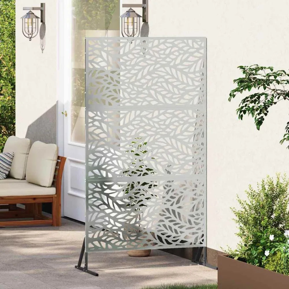 Brise-vue acier gris, 100 x 180 cm – vue 2