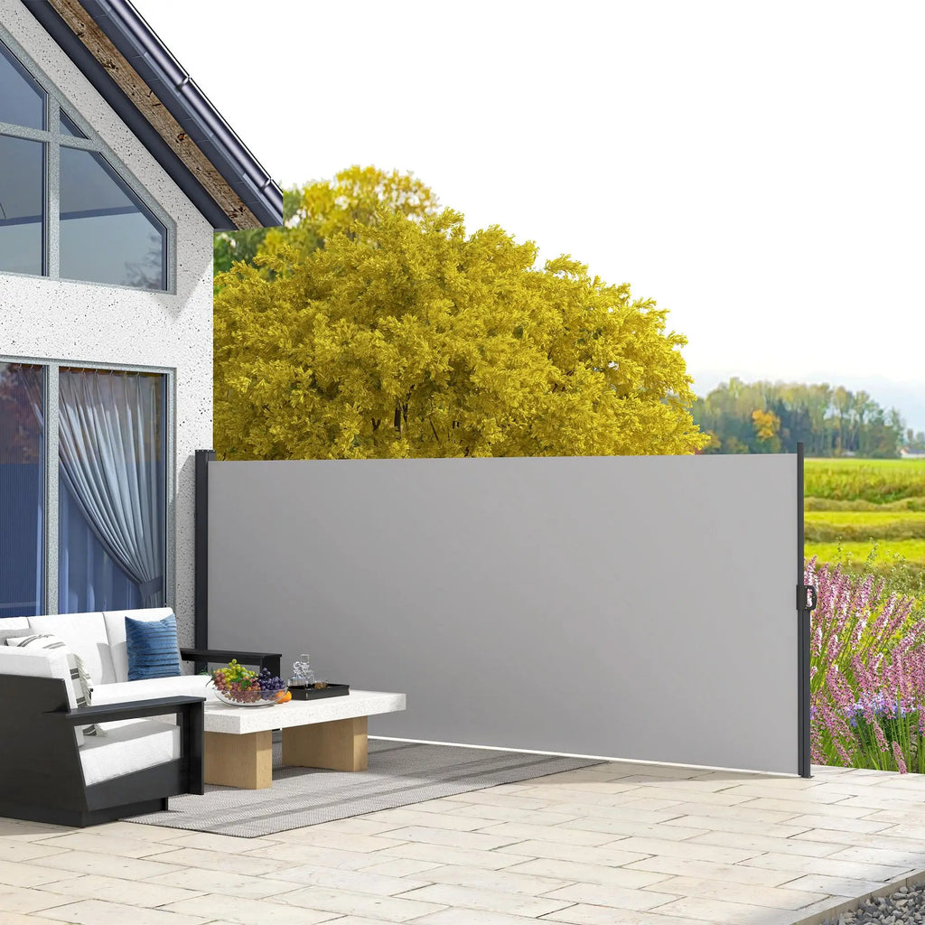 Brise-vue rétractable 300 x 180 cm, aluminium et polyester anti-UV – vue 2